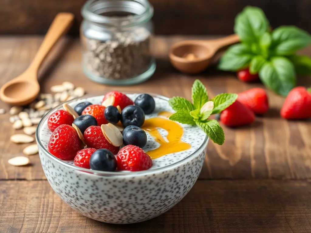 Desery z nasionami chia: 3 pyszne przepisy na zdrowe słodkości